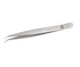 Tweezers Precision Stainless Steel Bent / Fine / Sharp 110mm